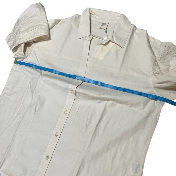 🆕 Matilda Jane Good Hart Button Down Eyelet Detail Sleeve in Ivory - Picture 6 of 8